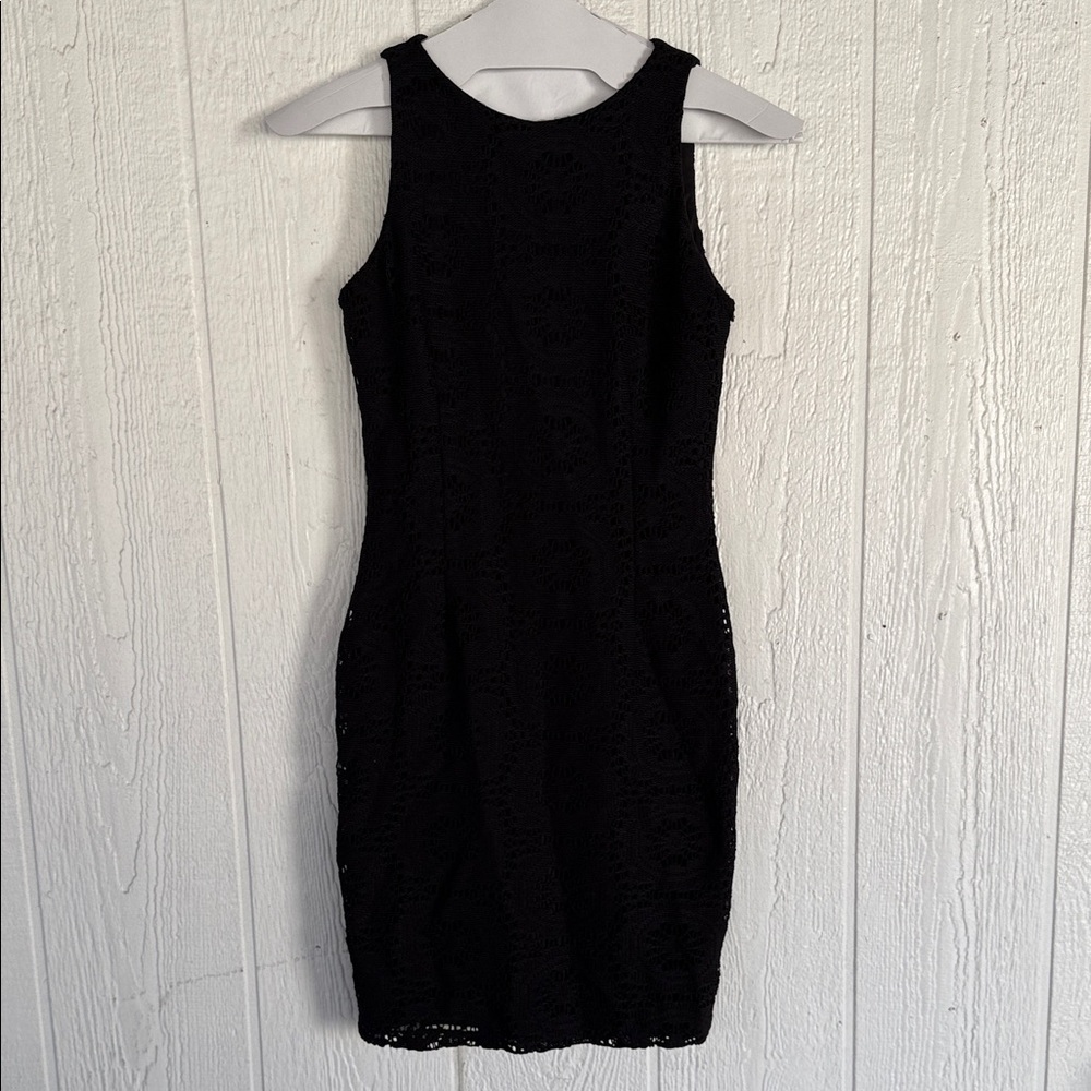 Elegant Black Lace Dress